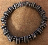 Non Evil Eye - BLACK ELASTIC BRACELET