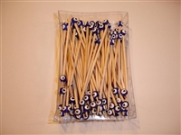 Evil Eye Toothpicks Dark Blue