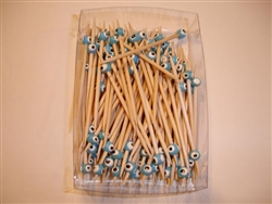 Evil Eye Toothpicks Light Blue