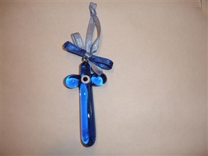 Ribboned Evil Eye Ornament 4