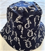 Armenian Adult Panama Hat - Dark Blue