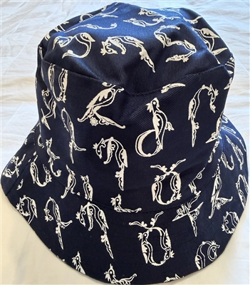 Armenian Adult Panama Hat - Dark Blue