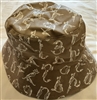 Armenian Adult Panama Hat - Light Brown