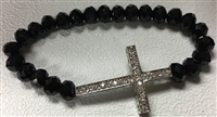 Armenian Cross Bracelet - Black