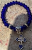 Armenian Cross Bracelet - Blue 2