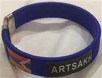 Artsakh Embroidered Bracelets - BLUE