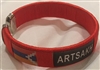 Artsakh Embroidered Bracelets - RED