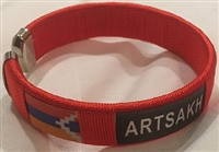 Artsakh Embroidered Bracelets - RED