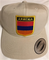 Armenia Flag Golf Cap 2- Beige