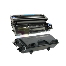Brother TN-460 Black Toner Cartridge/ Brother DR-400 Compatible Drum Unit 2 Pack Combo