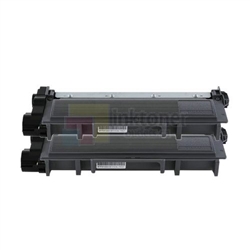 Brother TN-660 Black Toner Cartridges High Yield 2 Pack Combo