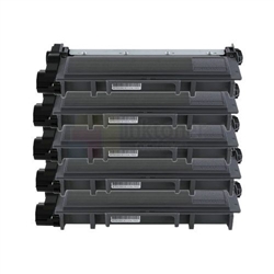 Brother TN-660 Black Toner Cartridges High Yield 5 Pack Combo