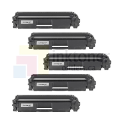 Canon 047 (2164C001AA) Black Toner Cartridge 5 Pack Combo
