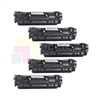 Canon 071H (5646C001) Black Toner Cartridge 5 Pack Combo
