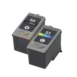 Canon PG-50 CL-51 New Compatible Color Ink Cartridge