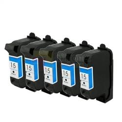 HP 15 5PK C6615DC Ink Cartridge