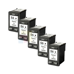 HP 56 5PK C6656AN Ink Cartridge