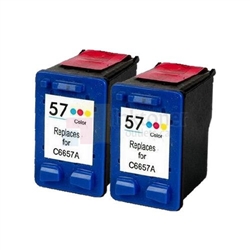 HP 57 2PK C6657AN Ink Cartridge