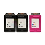 HP 67XL (3YM57AN, 3YM58AN) New Compatible Ink Cartridge