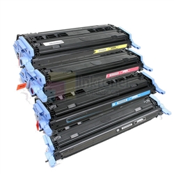 HP Q6000A-Q6003A (HP 124A) New Compatible 4 Color Toner Cartridges Combo