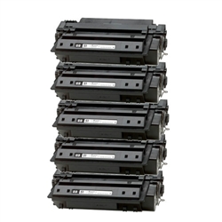 HP Q7551X (HP 51X) New Compatible Black Toner Cartridges 5 Pack Combo High Yield