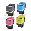 Lexmark CX410 4 Color Toner Cartridge Combo