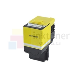 Lexmark 801HY 80C1HY0 Yellow Toner Cartridge