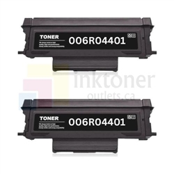 Xerox 006R04401 2 Pack New Compatible Toner Cartridges