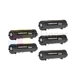 Xerox 106R03944 New Compatible Toner Cartridge Extra High Yield 5 Pack Combo