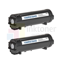 Xerox 106R03940 New Compatible Toner Cartridge 2 Pack Combo