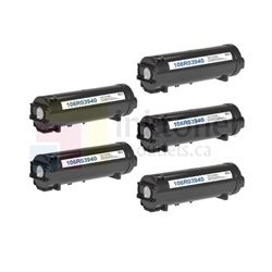 Xerox 106R03940 New Compatible Toner Cartridge 5 Pack Combo