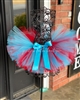 turquoise and red tutu