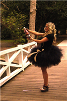 Black dual length tutu