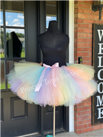 lollipop pastel rainbow dual length tutu