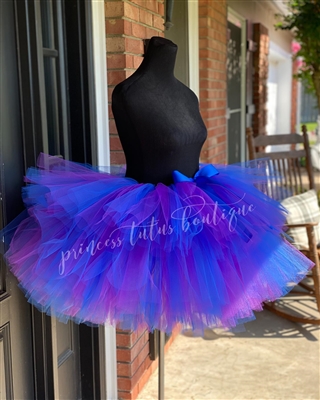 royal blue and purple tutu