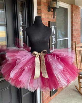 Wine and mix of pink tutu