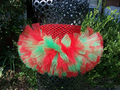 red and green tutu