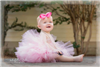 pink tutu with black bow