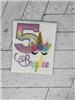 Rainbow number unicorn birthday shirt