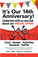 Anniversary Celebration SPECIAL OFFER