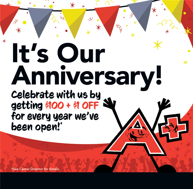 Anniversary 100+ Billboard Sign