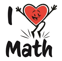 I Love Math Die-Cut  24 count Sticker Pack