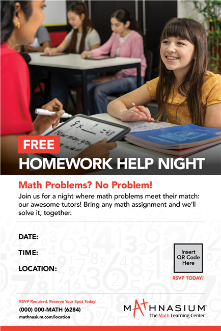 Dry Erase Homework Help Night