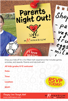 Dry Erase Parents Night Out