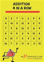 Addition 4 in a Row Game Mat