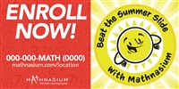 Summer Slide Enroll Now Horizontal Banner