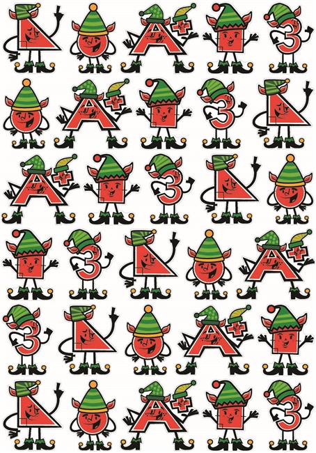 Christmas Elves Stickers