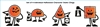 Halloween Static Clings -Set 1