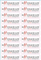 Mathnasium Logo Stickers