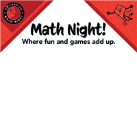 Math Night Billboard Sign